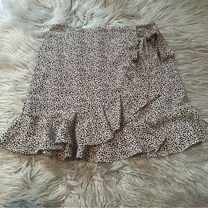 Princess Polly Black and White Mini Skirt